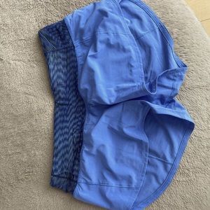 lululemon athletica Blue Athletic Shorts